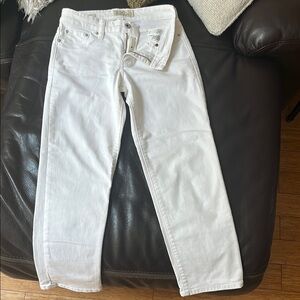 Lucky Brand Sweet Crop White Jeans